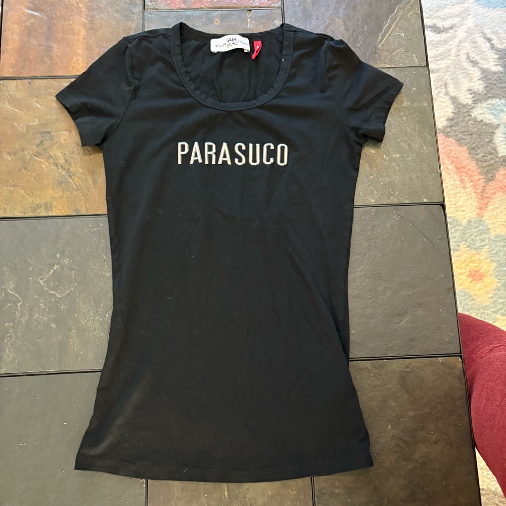 Parasuco Black Short Sleeve Tee